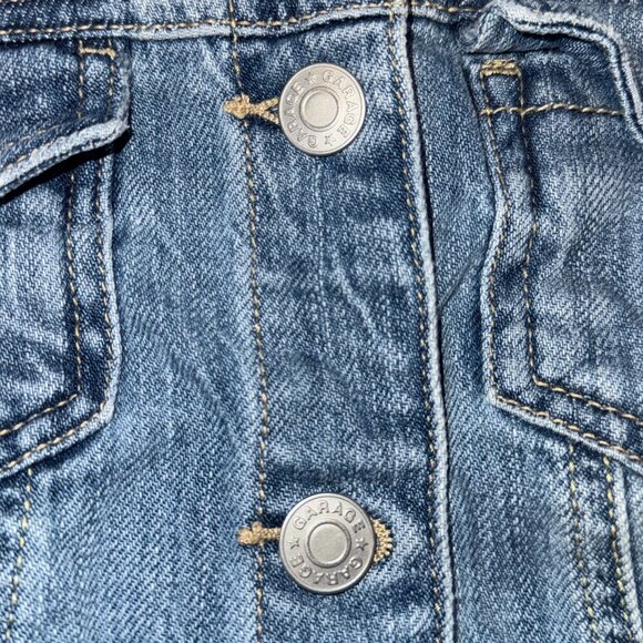 GARAGE Denim Vest – Classic Fit – Medium Blue Wash – Size M - Picture 3 of 4